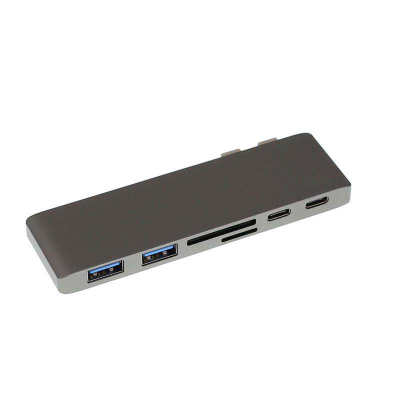 Compatible with Apple, Dual Type-C Hub Adapter for MacBook Pro & Air Compatible with Apple, Dual Type-C Hub Adapter for MacBook Pro & Air
